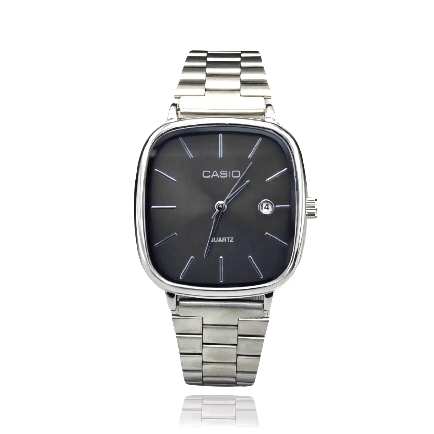 CASIO Luxuriöse 36-mm-Uhr – Transferstahl