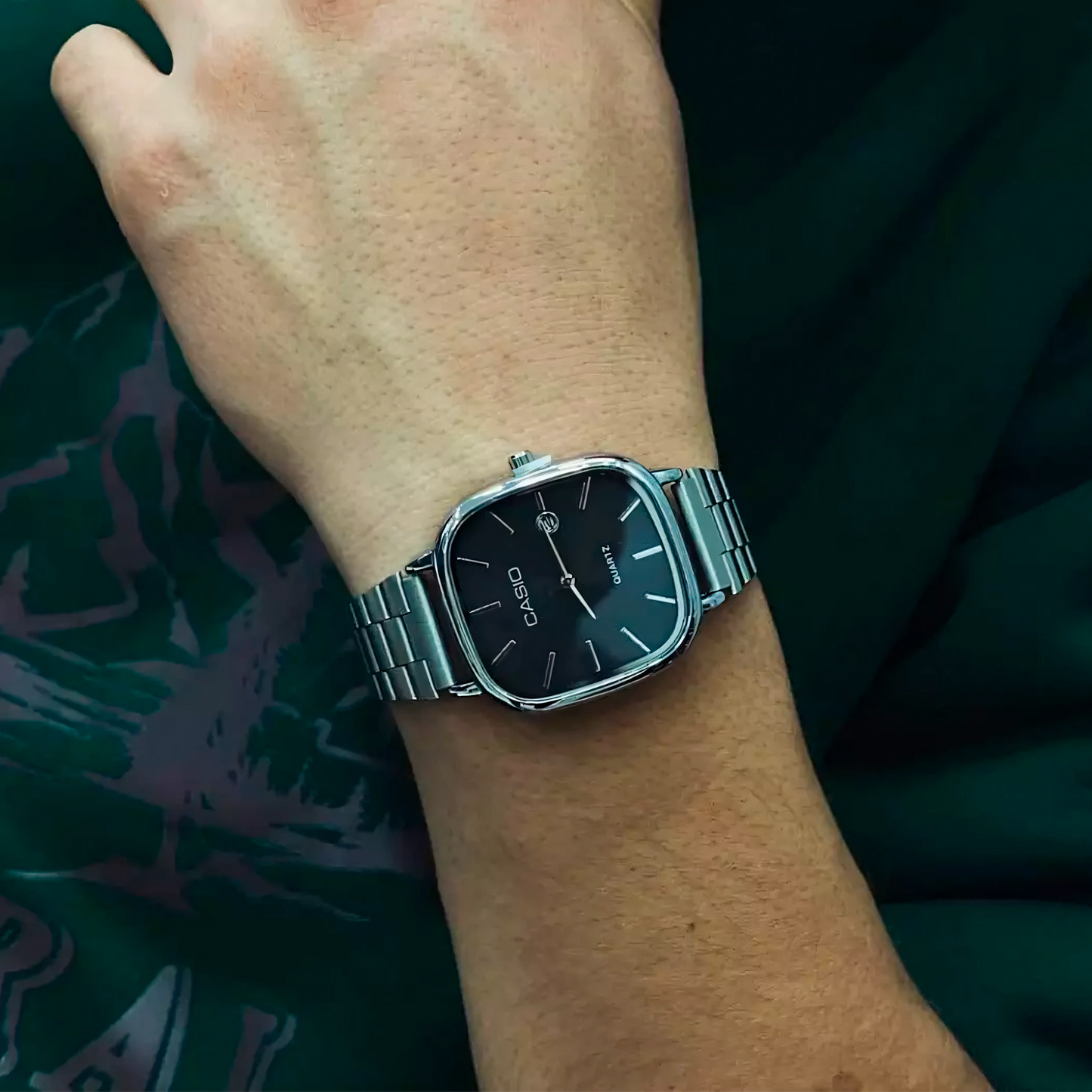 CASIO Luxuriöse 36-mm-Uhr – Transferstahl