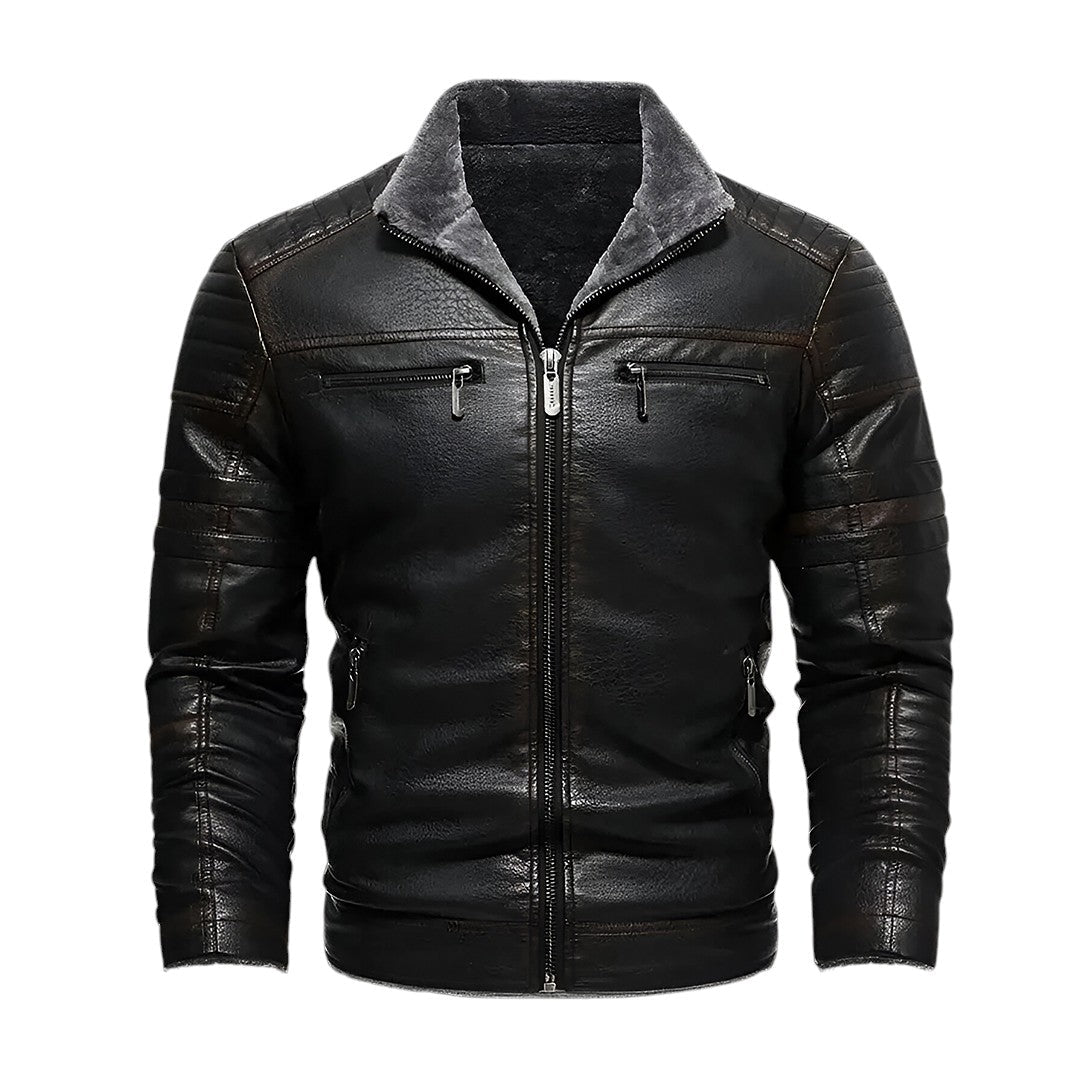 Benjamin Sherpa Herren Lederjacke
