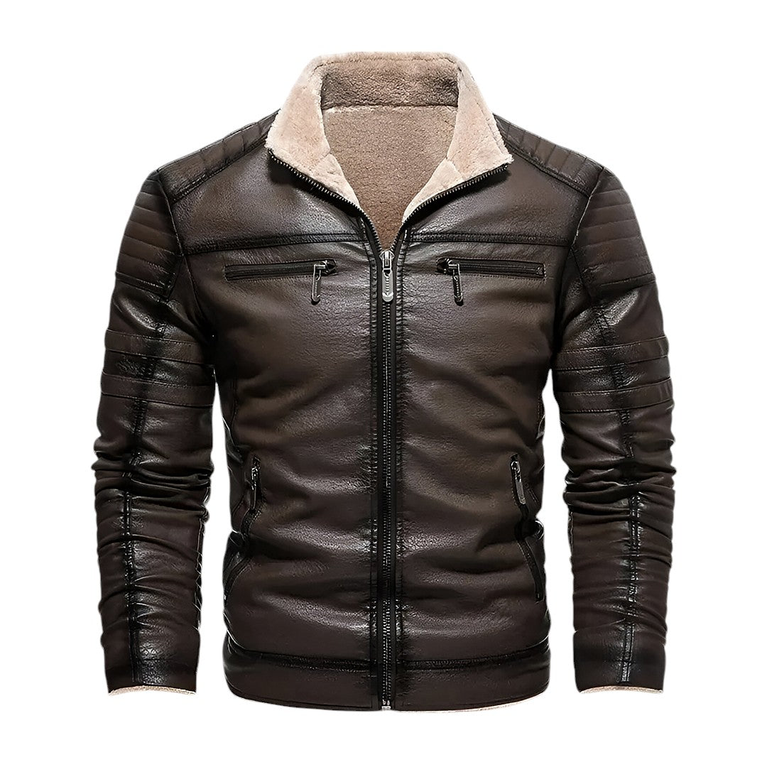Benjamin Sherpa Herren Lederjacke