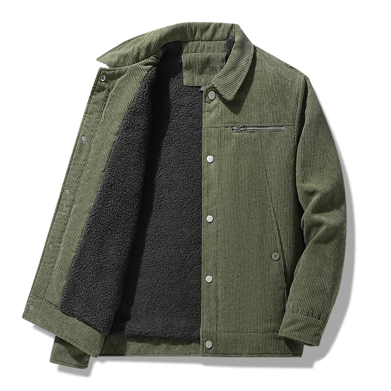 Klassische Cord-Couture-Jacke