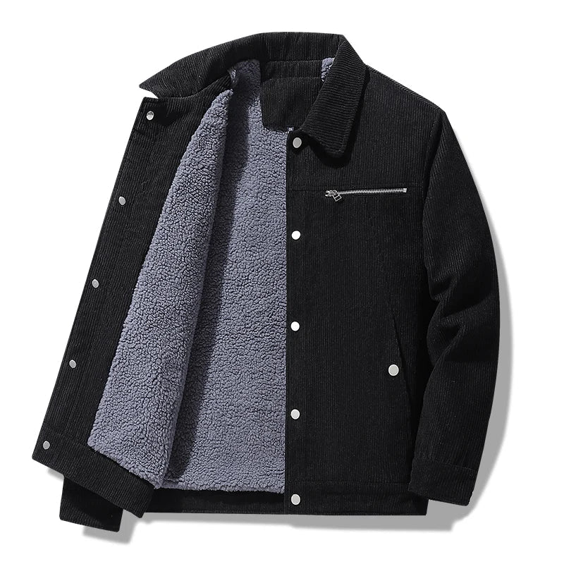 Klassische Cord-Couture-Jacke