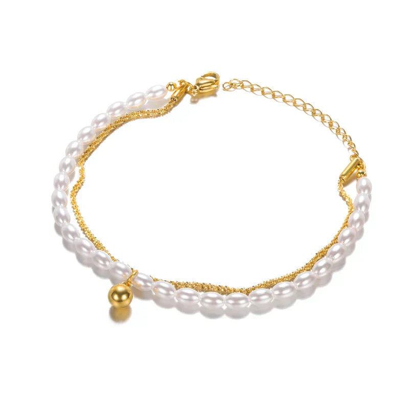 Pulseras elegantes y delicadas - Plata y Oro