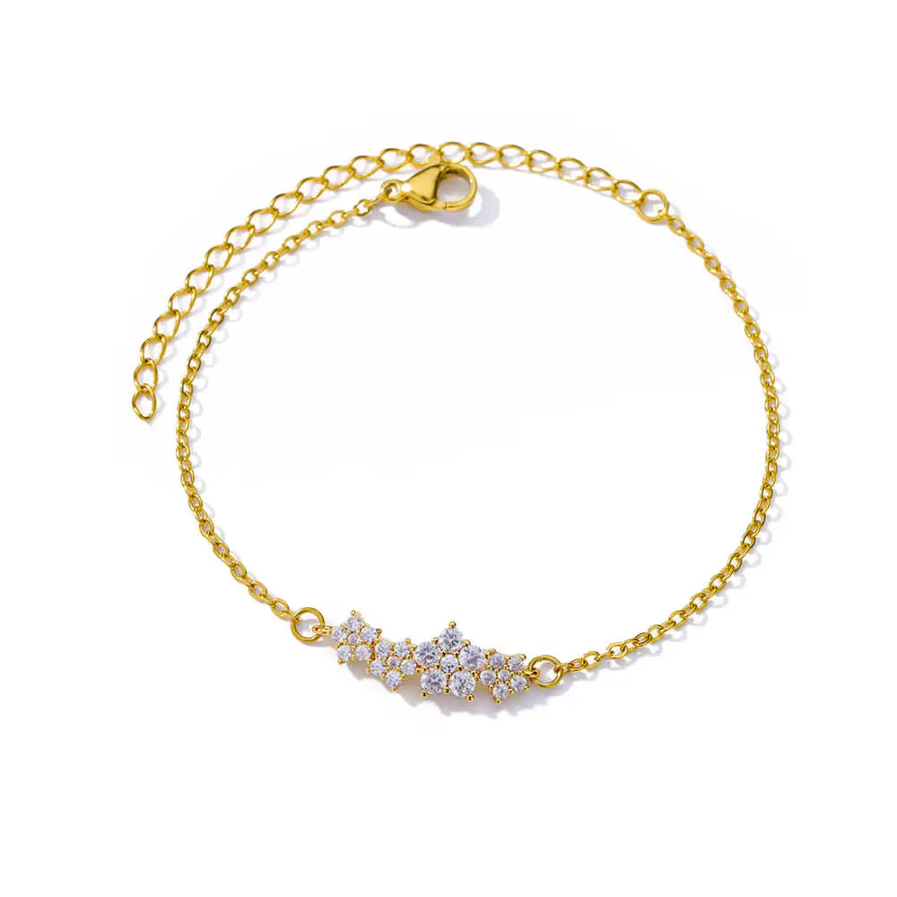 Pulseras elegantes y delicadas - Plata y Oro