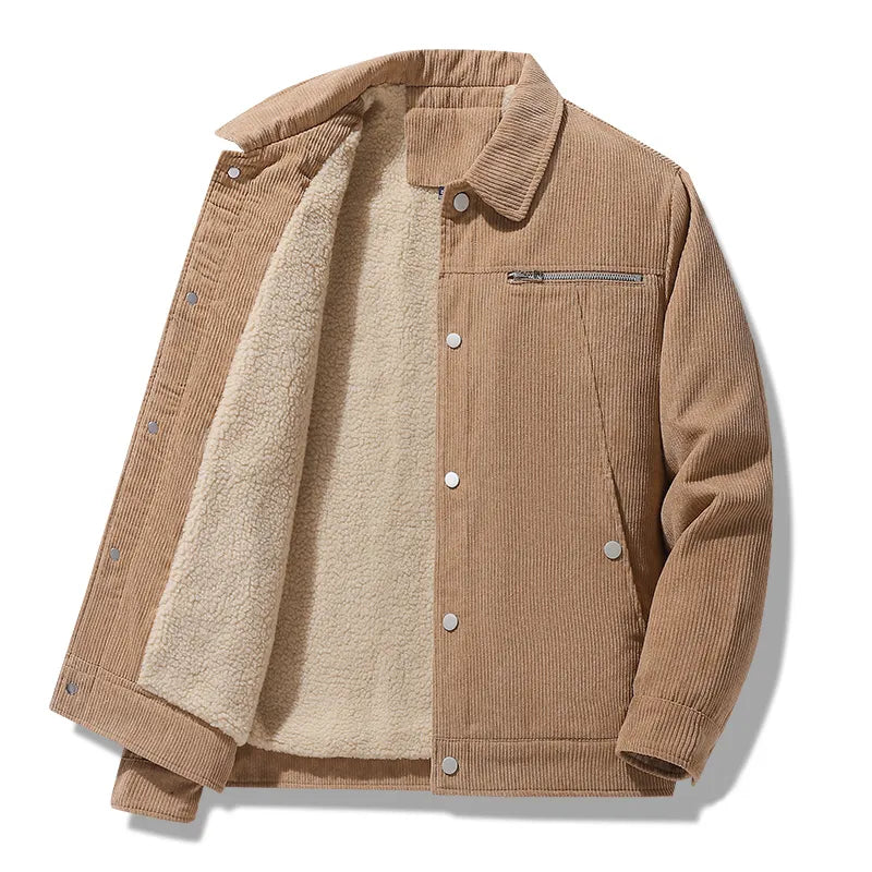 Klassische Cord-Couture-Jacke