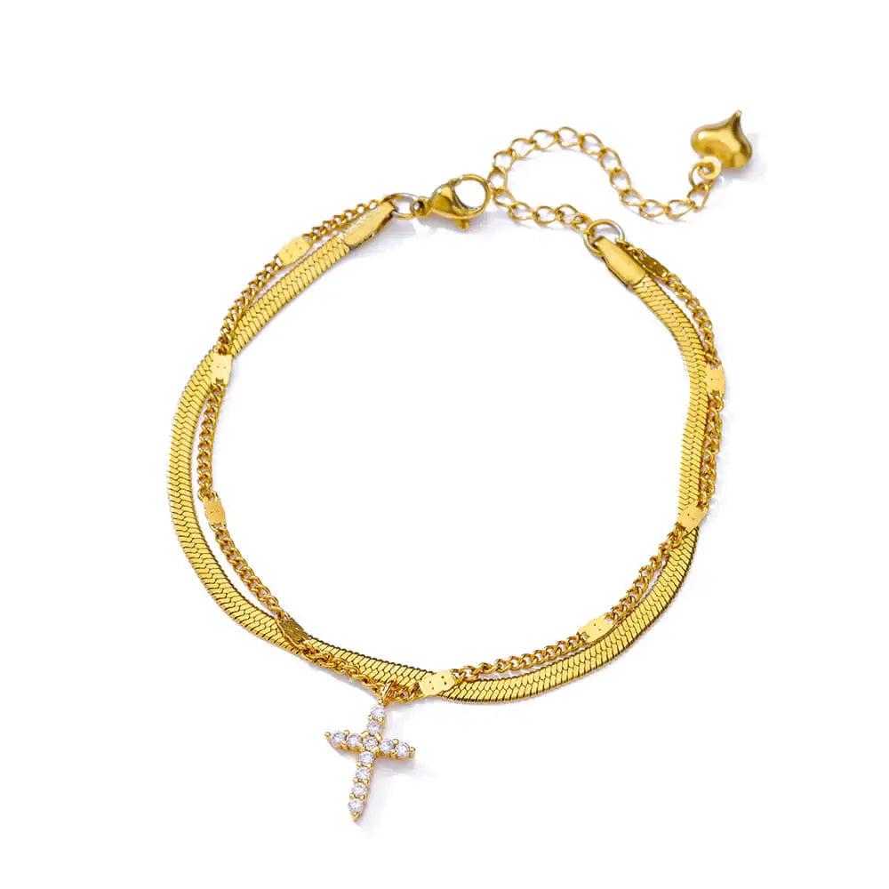 Pulseras elegantes y delicadas - Plata y Oro