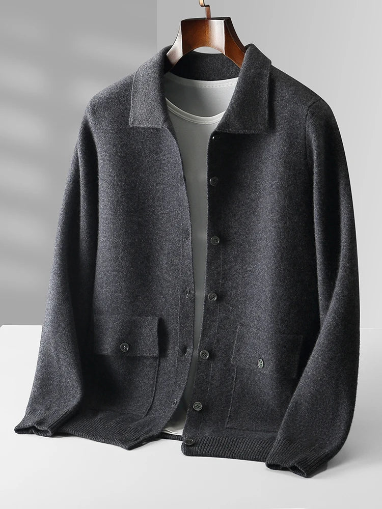 Giorgio Bello Strickjacke aus Merinowolle
