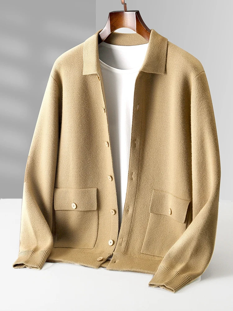 Giorgio Bello Strickjacke aus Merinowolle