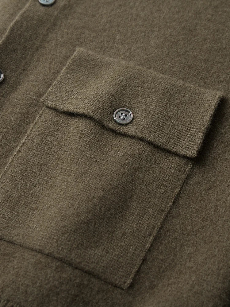 Giorgio Bello Strickjacke aus Merinowolle