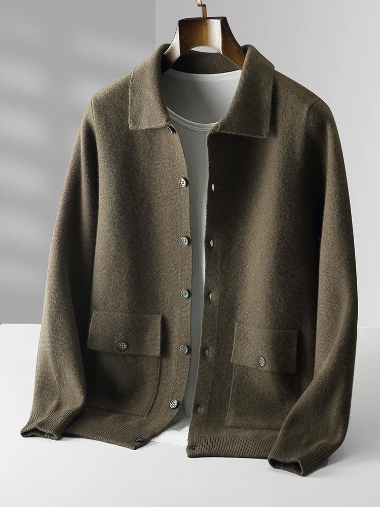 Giorgio Bello Strickjacke aus Merinowolle