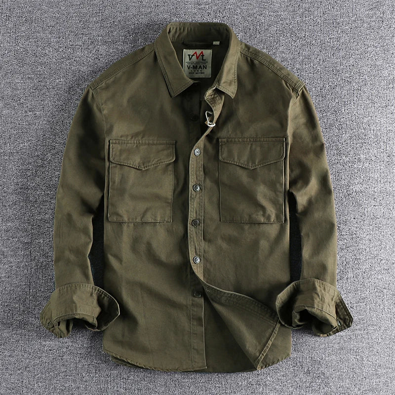 John Hardy Rugged Fit Long Sleeve Shirt