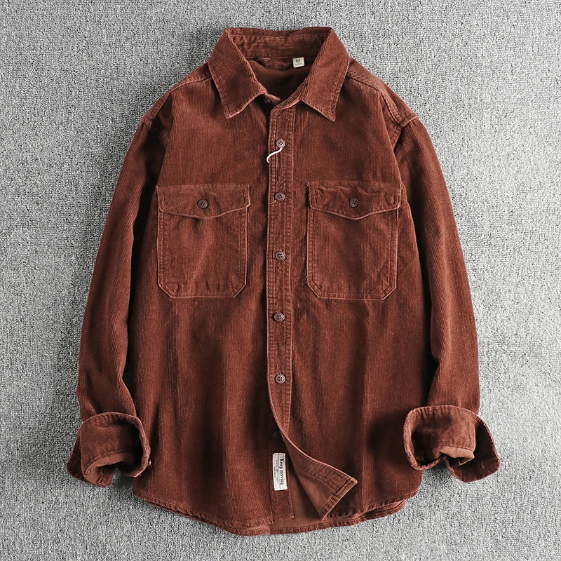 John Hardy Comfort Corduroy Long Sleeve