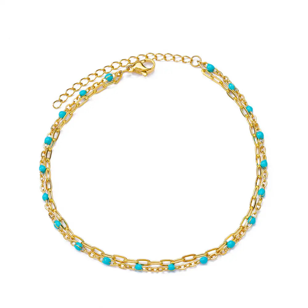 Pulseras elegantes y delicadas - Plata y Oro