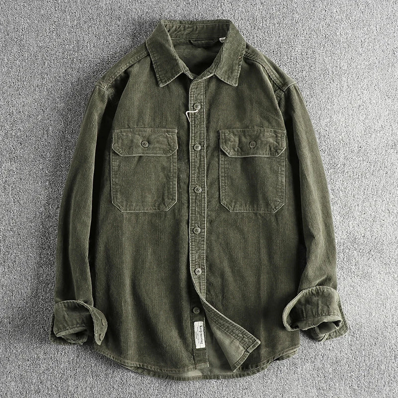 John Hardy Comfort Corduroy Long Sleeve