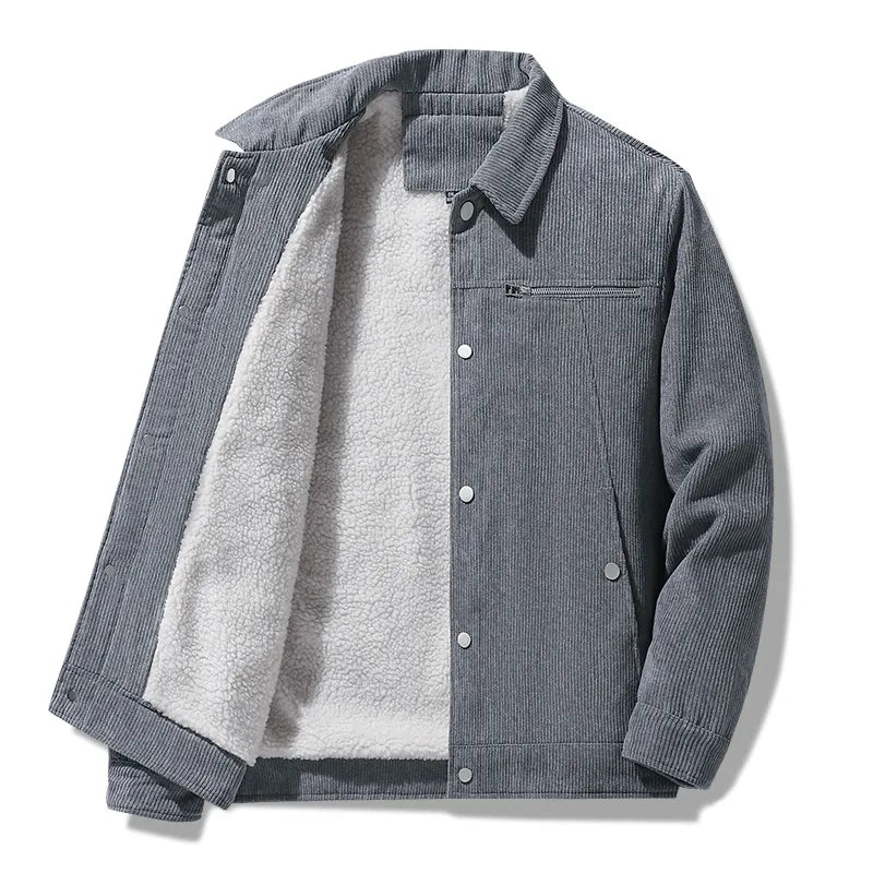 Klassische Cord-Couture-Jacke