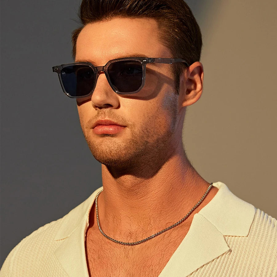 Retro Square Sunglasses for Men