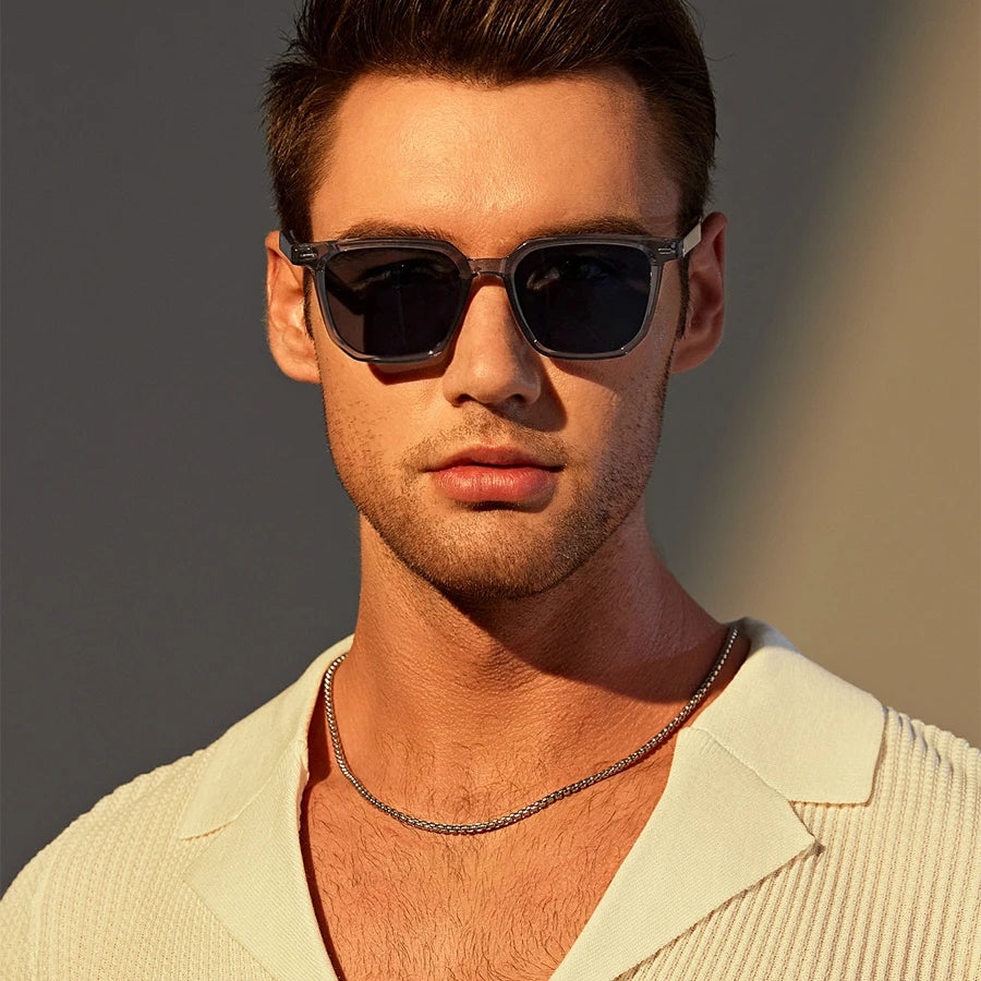 Retro Square Sunglasses for Men