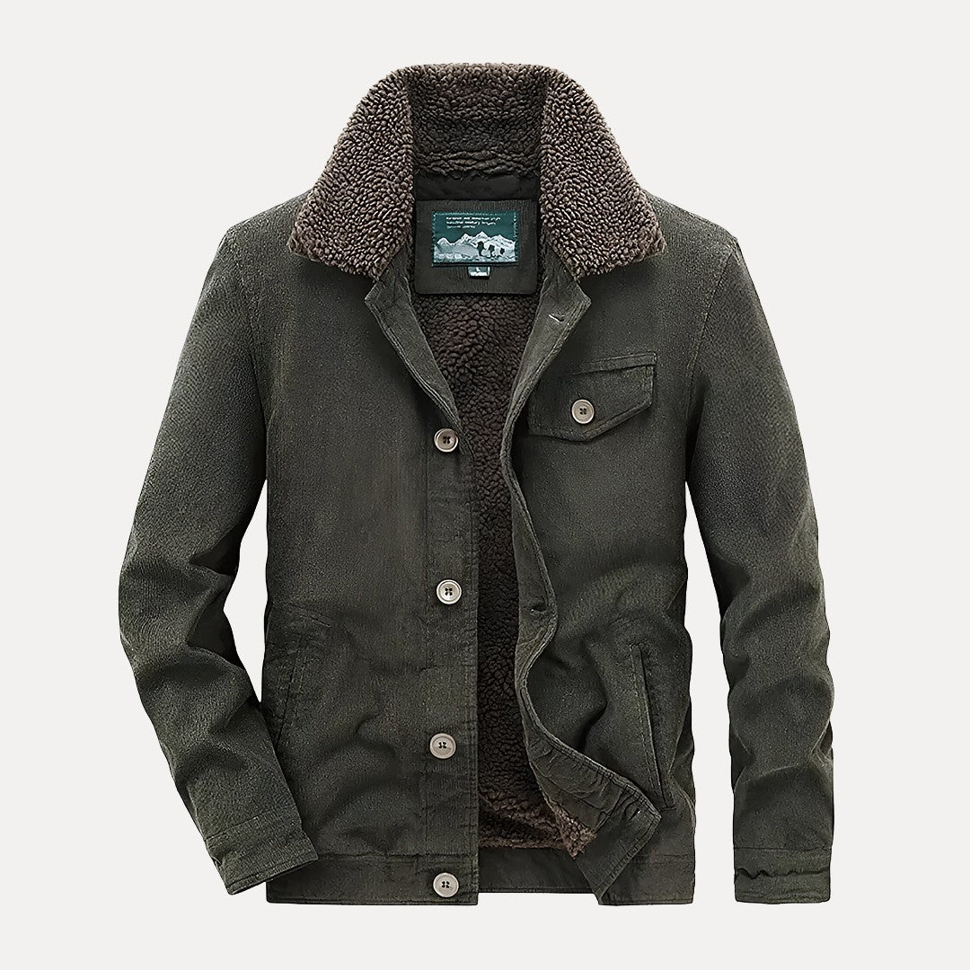 Die Bronco Corduroy Sherpa Jacke