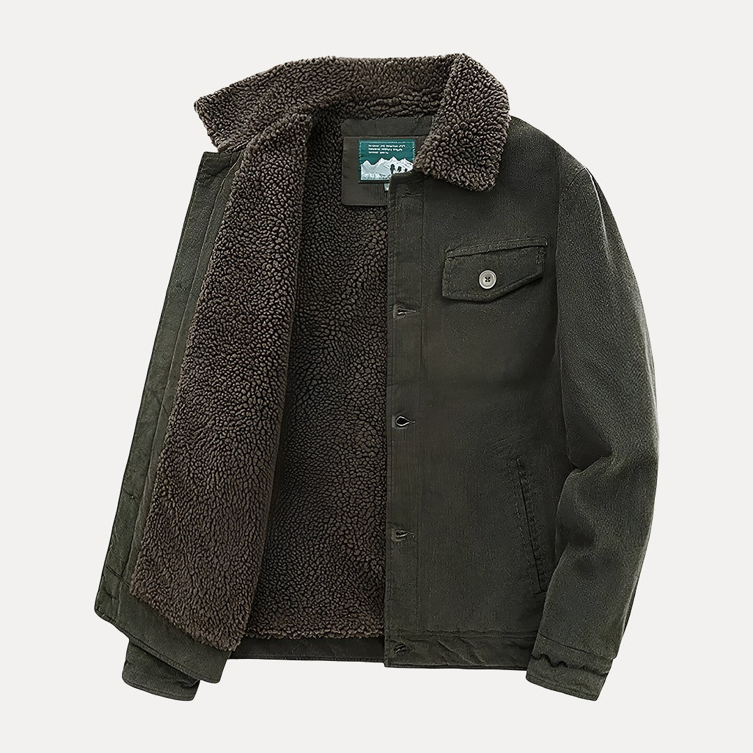 Die Bronco Corduroy Sherpa Jacke