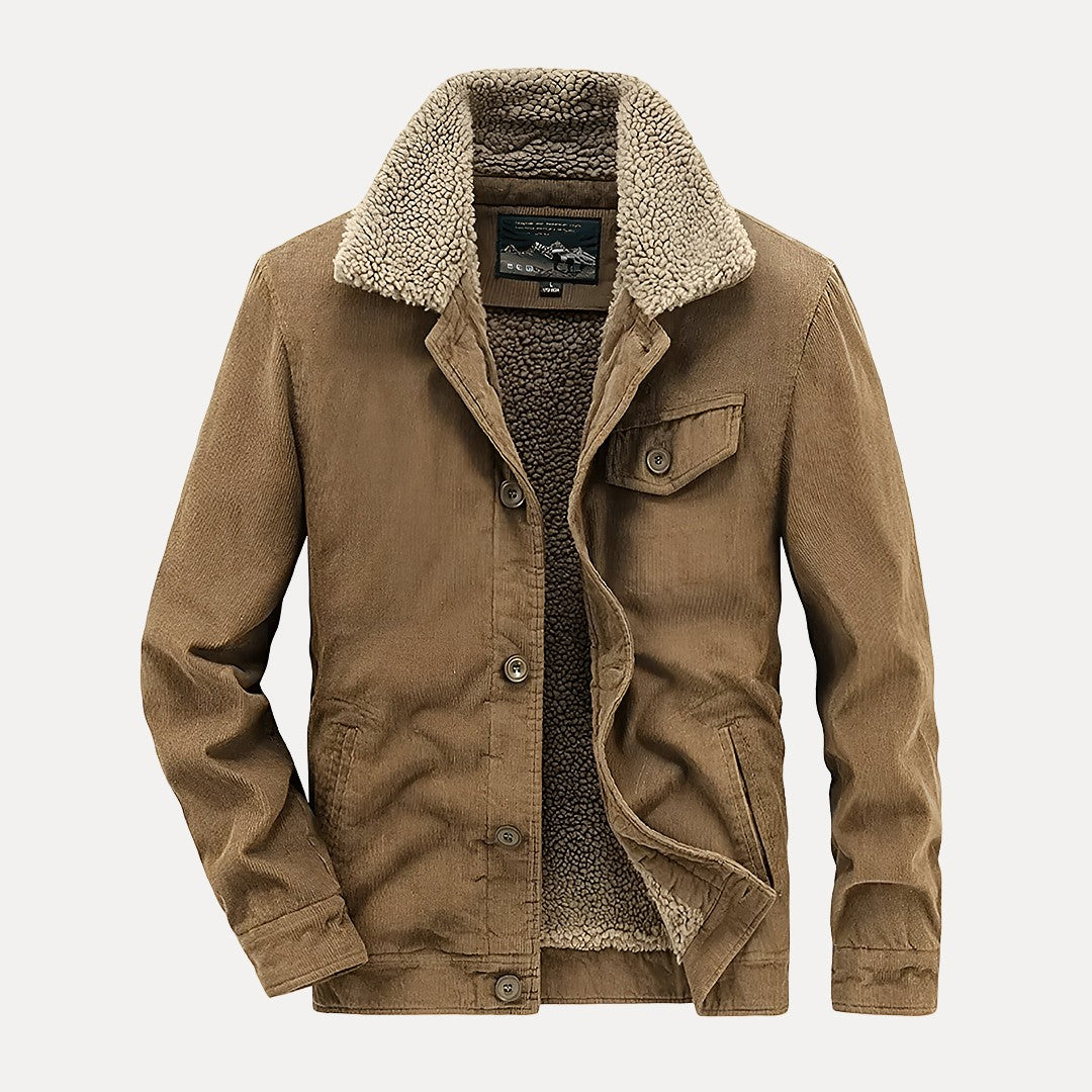 Die Bronco Corduroy Sherpa Jacke