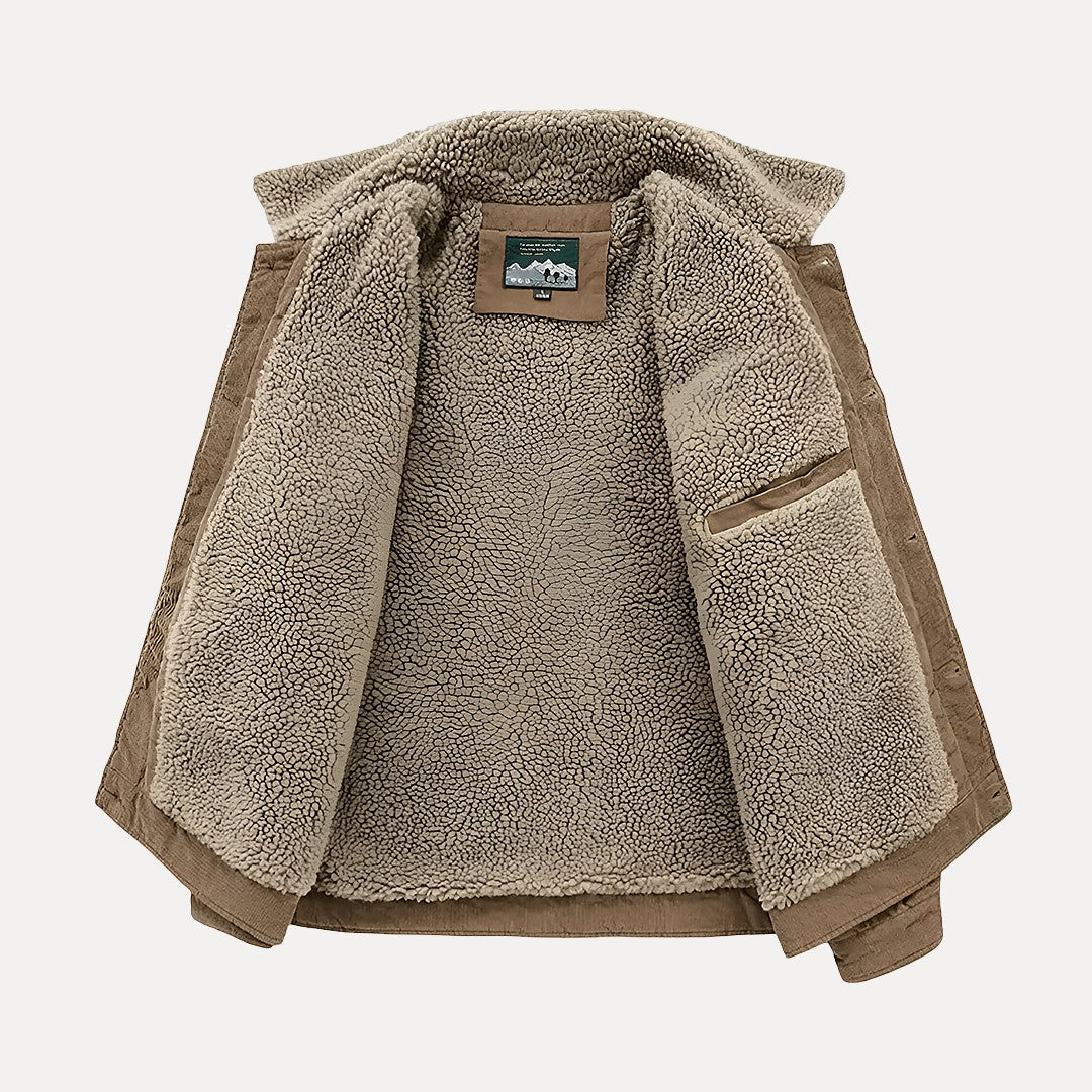 Die Bronco Corduroy Sherpa Jacke