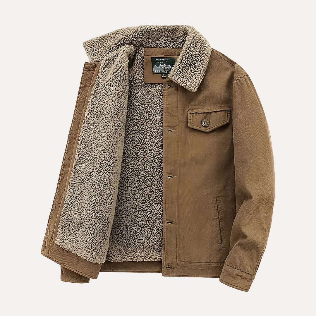 Die Bronco Corduroy Sherpa Jacke