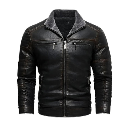 Benjamin Sherpa Herren Lederjacke 