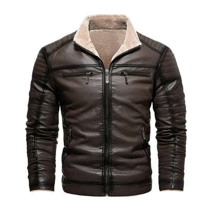 Benjamin Sherpa Herren Lederjacke 
