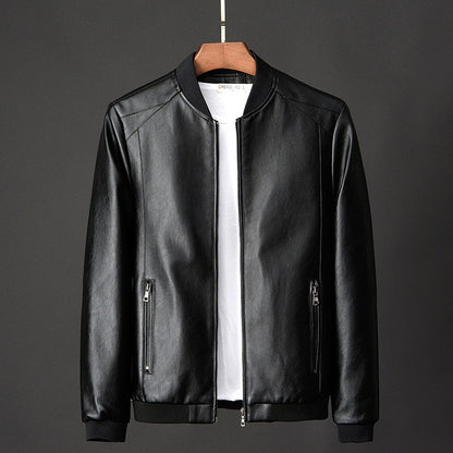 UrbanAviator Herren-Bomberjacke aus Leder