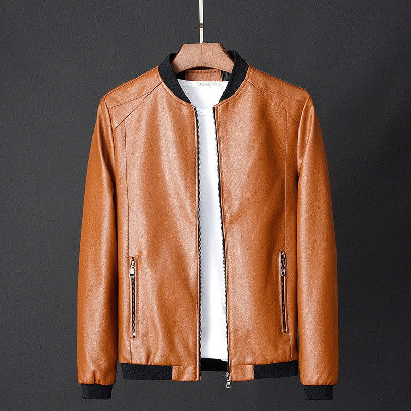 UrbanAviator Herren-Bomberjacke aus Leder