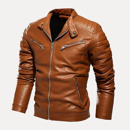 Route 66 Moto Lederjacke