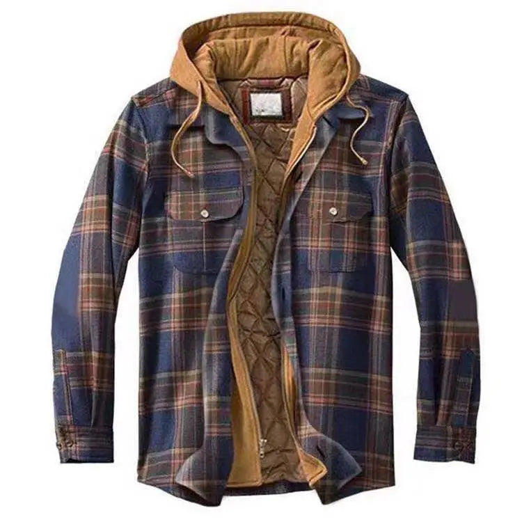 Robuste, karierte Terrain-Jacke