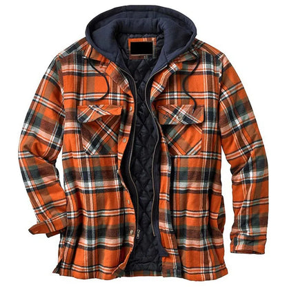 Robuste, karierte Terrain-Jacke