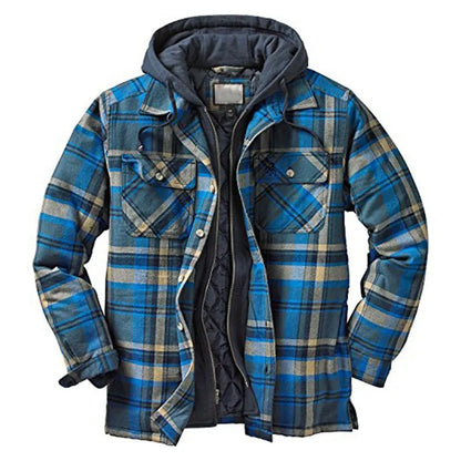 Robuste, karierte Terrain-Jacke