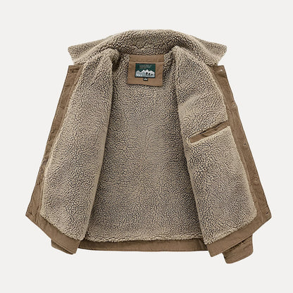 Die Bronco Corduroy Sherpa Jacke