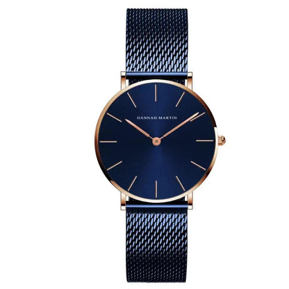 Runde Damenarmbanduhr